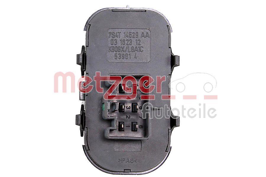 Interrupteur, lève-vitre (Bouton de lève-vitre) METZGER 0916959